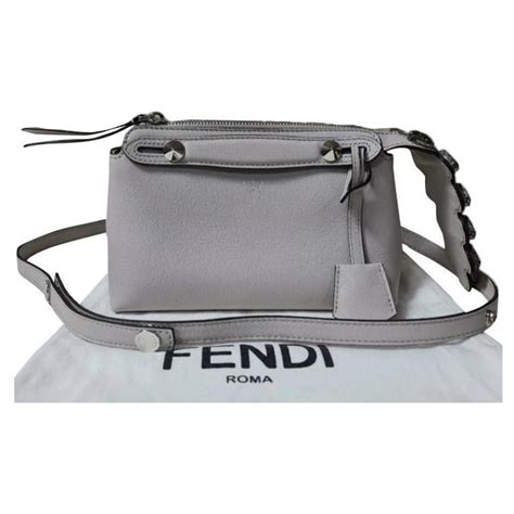 fendi by the way mini grey|fendi mini cross body bag.